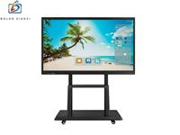 Tableau blanc interactif LED 4K de 65/75/86/98 pouces, écran tactile intelligent pour salles de réunion, conférences, écoles et projets