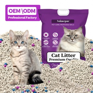 OEM ODM Advanced Odor Lock Low Dust Formula 0.5-4mm Super Absorbent Non-Tracking Sodium Bentonite <b>Cat</b> Litter Multi-Scent Options - Product Image 1