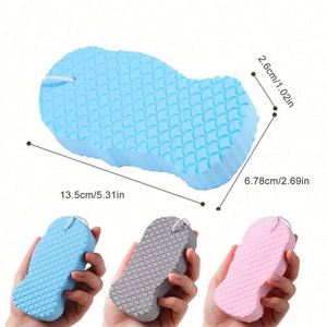 3D Melamine Resin Sponge Exfoliating Bath Scrubbing Sponge Soft Body Scrubber Shower Brush Dead Skin Remover White High Water - Product Image 6