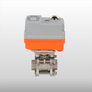 3-mảnh chủ đề kết nối V cổng Thiết bị truyền động điện van bi xử lý nước dòng chảy Wafer cạnh tranh kiểm soát dòng chảy OEM - Product Image 5