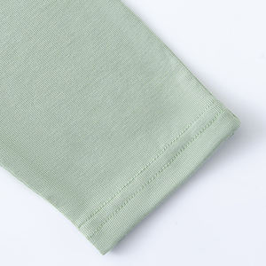 Mono de Verano para Bebé Niña de 0 a 6 <span class=keywords><strong>Meses</strong></span>, Mono de Bambú con Cierre <span class=keywords><strong>y</strong></span> Canalé, Suave <span class=keywords><strong>y</strong></span> de Lujo, Venta al por Mayor - Product Image 6