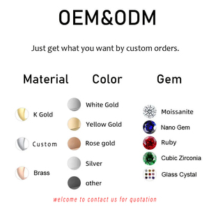 18K joyas de anillo de Oro Nueva tendencia 2025 mujeres bronces amarillos CZ gotas de Agua Zircon rojo joyas anillo - Product Image 6