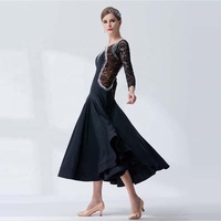 M-19303 Haut De gamme Lisse Danse Robes Adulte Nouveau Sexy Longue Pratique Moderne Robe Samba Danse Vêtements À Vendre