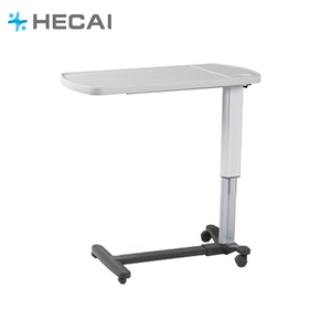 Hecai y tế chiều cao điều chỉnh di chuyển <span class=keywords><strong>ABS</strong></span> PP nhựa bệnh viện thiết bị dịch vụ y tế <span class=keywords><strong>overbed</strong></span> bảng với bánh xe - Product Image 1