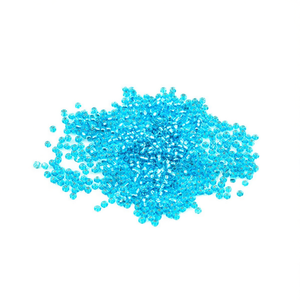 Perline di vetro Ilan Abalorios 4 mm blu lago 50 g per la creazione di gioielli - Product Image 2