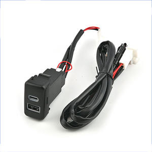 WH doble USB PD enchufe coche cargador rápido carga rápida teléfono adaptador de carga para TOYOTA Outlander <span class=keywords><strong>Eclipse</strong></span> Cross L200 Triton - Product Image 3