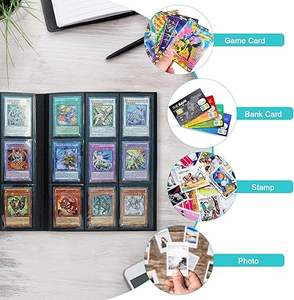 PP 9 Pocket jeu collecteur de <span class=keywords><strong>cartes</strong></span> à <span class=keywords><strong>jouer</strong></span> Top Loader Porte-<span class=keywords><strong>cartes</strong></span> en plastique pour carte bokemon (Fabrication) - Product Image 6