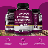 Complément Alimentaire Biologique à la Cannelle de Ceylan et à la Berbérine – Capsules de Vinaigre de Qualité Supérieure, Capsules de Berbérine HCL