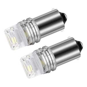 Feux de position LED pour moto BA9S 2835 3SMD 1W, feux de plaque d'immatriculation/lecture/portes/coffre pour voiture - Product Image 1