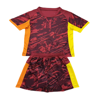 25 26 Barcelona calidad <span class=keywords><strong>camiseta</strong></span> transpirable secado rápido manga corta <span class=keywords><strong>España</strong></span> fútbol Jersey para adultos conjunto niños ropa - Product Image 2