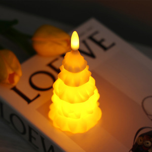 Bougie <span class=keywords><strong>LED</strong></span> <span class=keywords><strong>de</strong></span> <span class=keywords><strong>Noël</strong></span> blanche <span class=keywords><strong>de</strong></span> haute qualité, alimentée par piles, avec lumière blanc chaud, certifiée CE, décoration d'intérieur <span class=keywords><strong>pour</strong></span> les mariages - Product Image 2