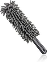 Plumeau de nettoyage en chenille, microfibre, pour l'intérieur des voitures, les sols et le nettoyage domestique