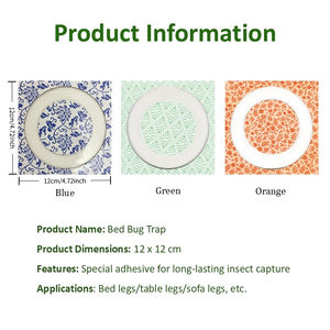 Piège anti-punaises de lit directement de l'usine, facile à utiliser, pour les pieds de lit des dortoirs étudiants et collectifs - Product Image 2