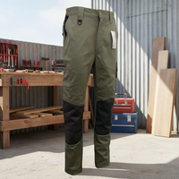 Pantalon en nylon ripstop et élasthanne pour homme - Vêtements de plein air extensibles pour la construction
