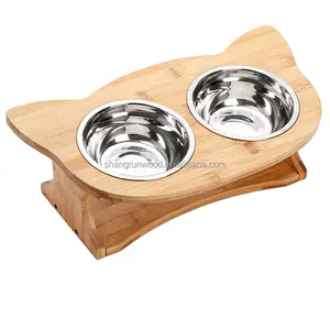 Durable Ceramic Feeder Bowls Dogs And Cats Round Pet Ceramic Feeder Pet Dog Food Bowl