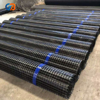 Prix du géogrille uniaxial en PET, grille de renforcement pour la construction routière et la stabilisation des sols