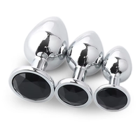 Plug Anal en métal bijoux en cristal godemichet Anal Massage de la Prostate masculine jeu de sexe jouets sexuels pour adultes Sex Shop godemichet Anal Anal