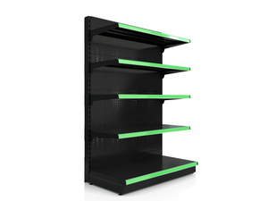 جودة عالية على الطراز العصري سوبرماركت جندول معدني مستعمل باليورو - Product Image 3