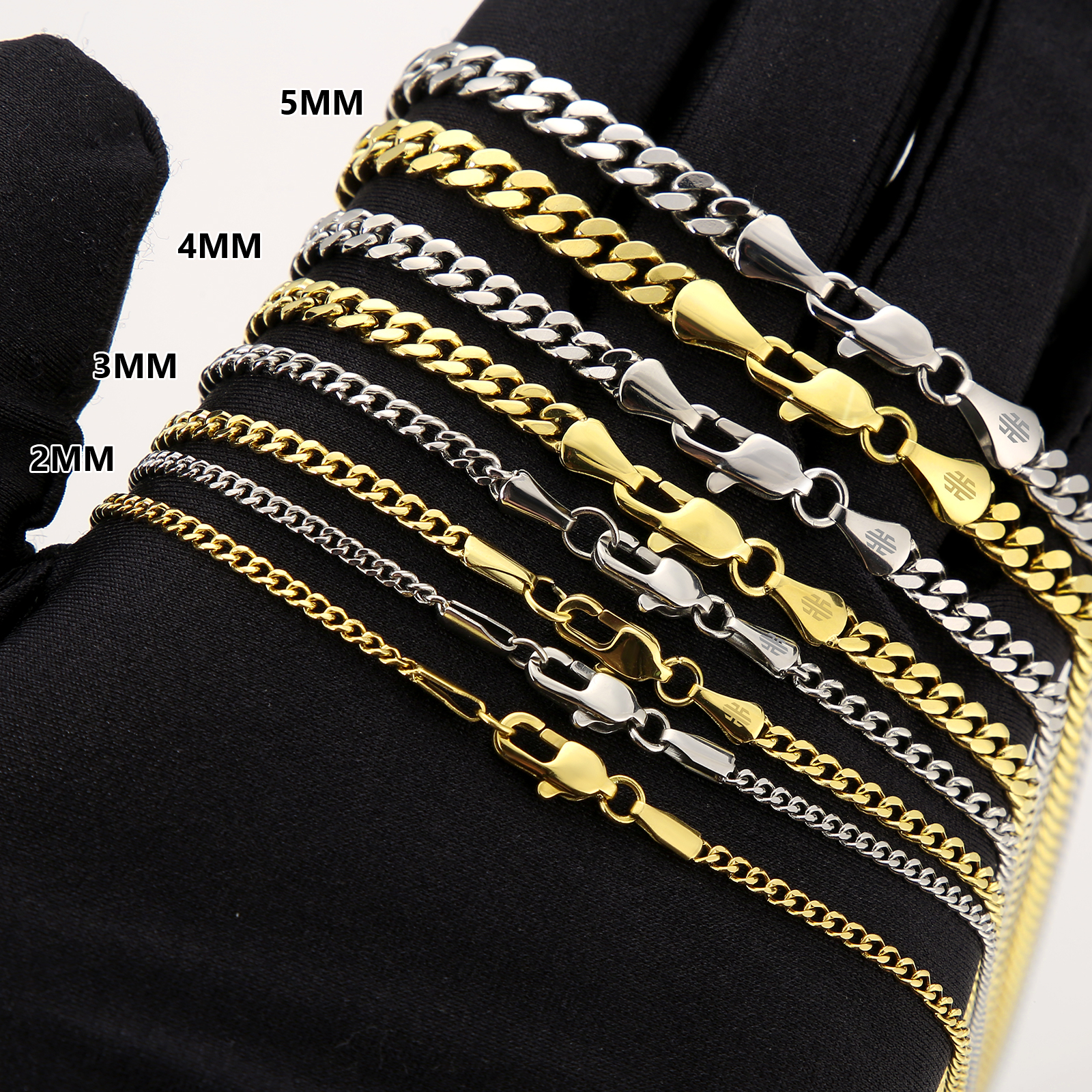 Wholesale Miami Cuban Necklace - 316L Stainless Steel