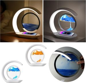 Modern Smart 15W Wireless Charger Table Lamp Rechargeable <strong>Plug</strong> <strong>in</strong> <strong>LED</strong> Night <strong>Light</strong> for Bedroom Multifunctional Nightstand Decor - Product Image 6