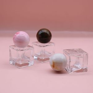Spot 15ml square Spray <b>Bottle</b> Portable Bayonet <b>Perfume</b> <b>Sample</b> <b>Bottle</b> Textured Ball Cap <b>Perfume</b> <b>Bottle</b> - Product Image 3