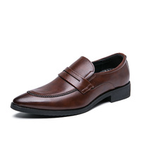 Nouvelles Chaussures Habillées en Cuir PU pour Hommes – Style Populaire pour Costumes d'Affaires, Bureau, Mariage, Fêtes et Chaussures de Conduite