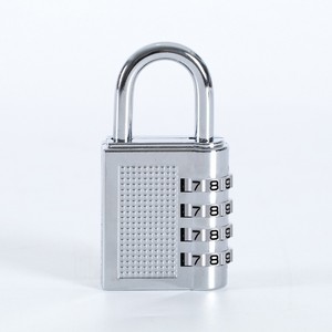 กุญแจล็อคแบบผสม 4 หลัก ทำจากโลหะผสมสังกะสี สามารถตั้งรหัสใหม่ได้ สำหรับกระเป๋าเป้ กระเป๋าเดินทาง ล็อคเกอร์ ประตู ตู้ กล่องเครื่องมือ - Product Image 1