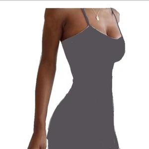 เดรสสั้นมีสายรัดสปาเก็ตตี้สำหรับ2025ชุดเดรสสั้นสีดำทรงเข้ารูปเซ็กซี่สำหรับไปคลับปาร์ตี้ฤดูร้อน - Product Image 5