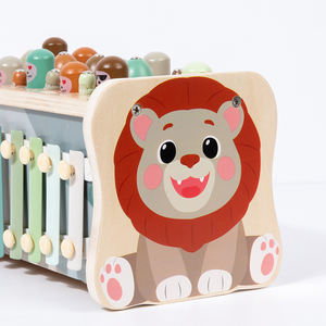 Jeu d'activités sensorielles pour enfants de 5 <span class=keywords><strong>à</strong></span> 7 ans, jouet en bois Montessori, jeu de martelage, <span class=keywords><strong>xylophone</strong></span>, jeu de pêche, respectueux de l'environnement - Product Image 6