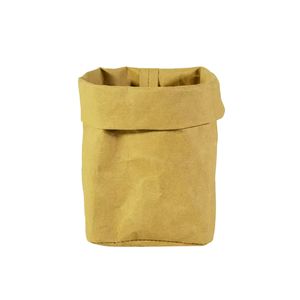 2026 custom Washable Storage Basket Kraft Paper Bag Reusable <b>Bins</b> Plants Organizer <b>Cover</b> for Food Fruit Toys Laundry - Product Image 3