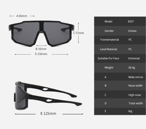 <b>Large</b> <b>Frame</b> Sport Sunglasses Cycling Sun Glasses PC Ride Protection Outdoor Bike Fishing Driving Fashion Polarized Shade - Product Image 6