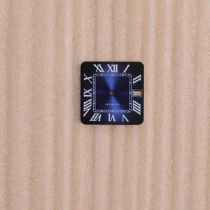 26.9mm <strong>Square</strong> Watch Dial Roman Numerals White Blue Dial for NH35 NH36 Movement Watch Dials Repair Parts - Product Image 3