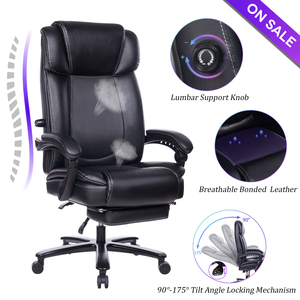 VANBOW-<span class=keywords><strong>Chaise</strong></span> de bureau moderne multifonctionnelle et grande, inclinable, fabriquée en Chine <span class=keywords><strong>pour</strong></span> les personnes obèses, en cuir synthétique durable - Product Image 2
