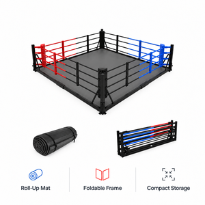 Cage de MMA pliable durable et économique, ring de <span class=keywords><strong>boxe</strong></span> 5x5m, montage rapide et portable pour entraînement à domicile, compétition, vente en gros - Product Image 1