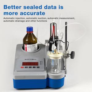 Yeni varış otomatik Karl Fischer <span class=keywords><strong>Titrator</strong></span> su belirleme laboratuvar nem <span class=keywords><strong>Titrator</strong></span> Karl Fischer nem analiz cihazı laboratuvar - Product Image 5