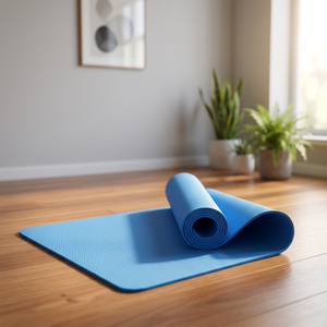 Tapete de Yoga Rectangular de EVA, 4mm de Grosor, 72 Pulgadas, Diseño Reversible y Plegable, Superficie Antideslizante y Fácil de Limpiar, para Fitness - Product Image 1