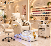 Équipement de salon de beauté : Pompe de vidange pour spa de pieds électrique à jets magnétiques, fauteuil de pédicure pour manucure et salon de nail art
