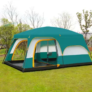 WOQI vente en gros, tente Double couche, extérieur, personnalisé, imperméable, tente dôme instantanée de Camping