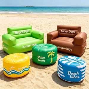 Sofá Inflable Publicitario de TPU con Impresión Digital Personalizada para Eventos de Promoción Comercial al por Mayor - Product Image 1