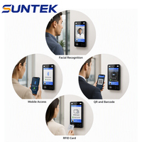 Terminal de reconnaissance faciale SUNTEK 8 pouces Android 14 Double caméra Matériel biométrique