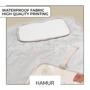 Cambiador portátil para bebés de 70x40cm con funda estampada para viajes y uso doméstico - Product Image 3