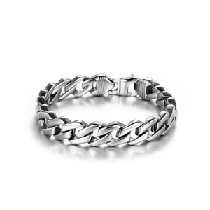 Fashion <b>Chain</b> Bracelet 22Cm Length <b>Titanium</b> Steel Men's Jewelry CE556 - Product Image 1