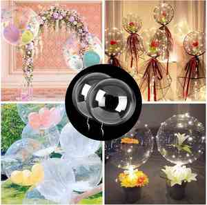 <span class=keywords><strong>Palloncini</strong></span> Bobo Trasparenti Personalizzati da 8, 13, 20, 22, 24, 36 Pollici per Decorazioni Natalizie, Matrimoni e <span class=keywords><strong>Feste</strong></span> di Compleanno - Product Image 2