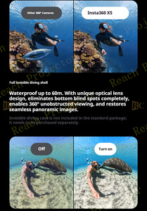 Cámara de Acción Panorámica Insta360 X5, Imagen 8K, Estabilización de Imagen, Sumergible, Cámara de Buceo, Cámara para Viajes, Vlogs, Motociclismo, Esquí - Product Image 2