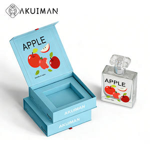 Botellas de perfume premium transparentes de vidrio de 50 ml con embalaje. - Product Image 4