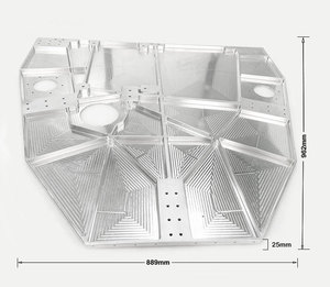Peças de Centro de Usinagem CNC em Placa de Alumínio Personalizada de Alta Qualidade para Equipamentos de Máquinas Pesadas, Serviços de Torneamento e Fresagem CNC - Product Image 1