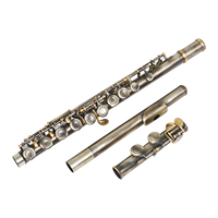 C Key Flutes Closed 16 Hole Flute Antique Bronze Woodwind Instrument for Beginner Bronze