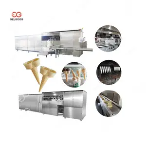 Multi Biscuit Cone Maker Supplier Ice Cream Cone Wafer Machine Tunnel Egg Cone Ice Cream