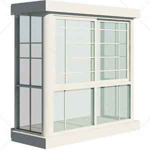 Ventanas abatibles francesas de aluminio de doble acristalamiento modernas certificadas por GEDELI, marco de acero negro, estilo oscilante deslizante UPVC para Exterior - Product Image 3