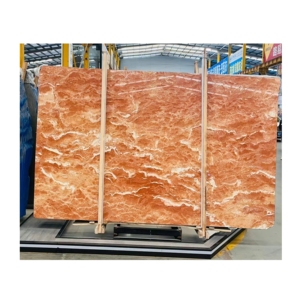 Losas de mármol pulido de fábrica Roji <span class=keywords><strong>Alicante</strong></span> rojo naranja mármol piedra losa Hotel Villa pared suelo azulejos Panel de mármol - Product Image 2